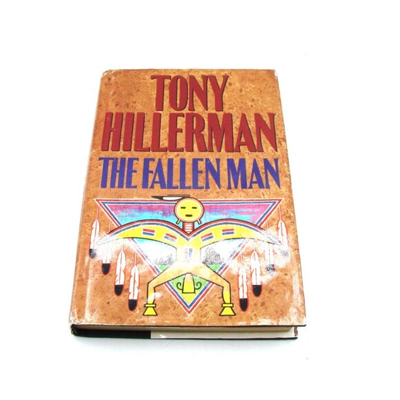 The Fallen Man by Tony Hillerman Jack Design & Illustration 1996 Hardcover Book - Picture 1 of 11